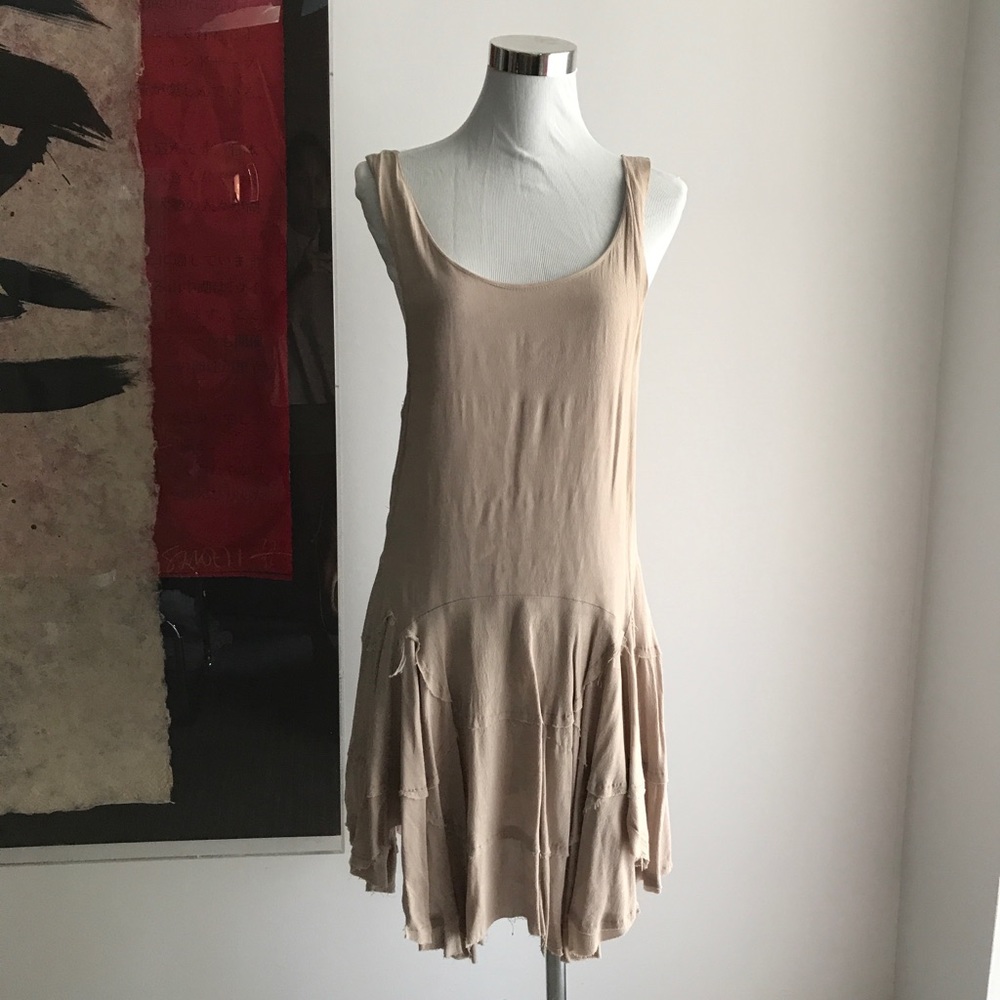 Akira Taupe Dress / Cover-up